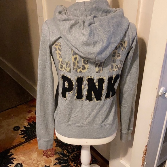 PINK Victoria's Secret Jackets & Blazers - Pinks gray zip up jacket size XS